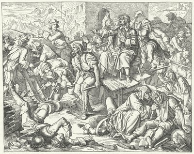 Der verwundete Graf Ernst Rüdiger von Starhemberg unter den Verteidigern Wiens, 1683 von Oskar Pletsch